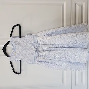 American Princess Pale Blue Lace Dress